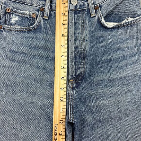 NWT AGOLDE 90's Pinch Waist Jeans Women's Size 24 Endless Distressed Straight - Picture 5 of 14